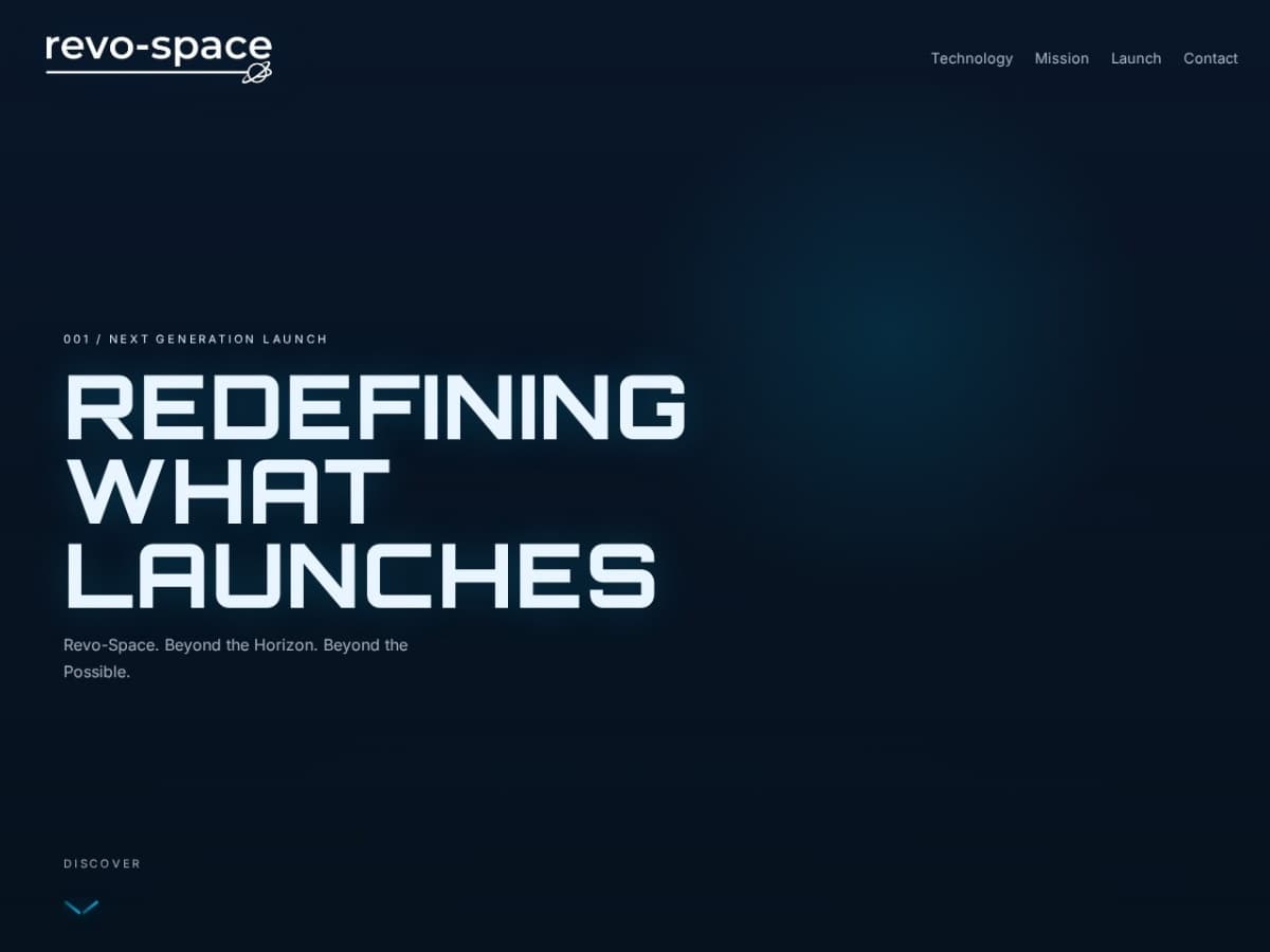 Revo Space website preview