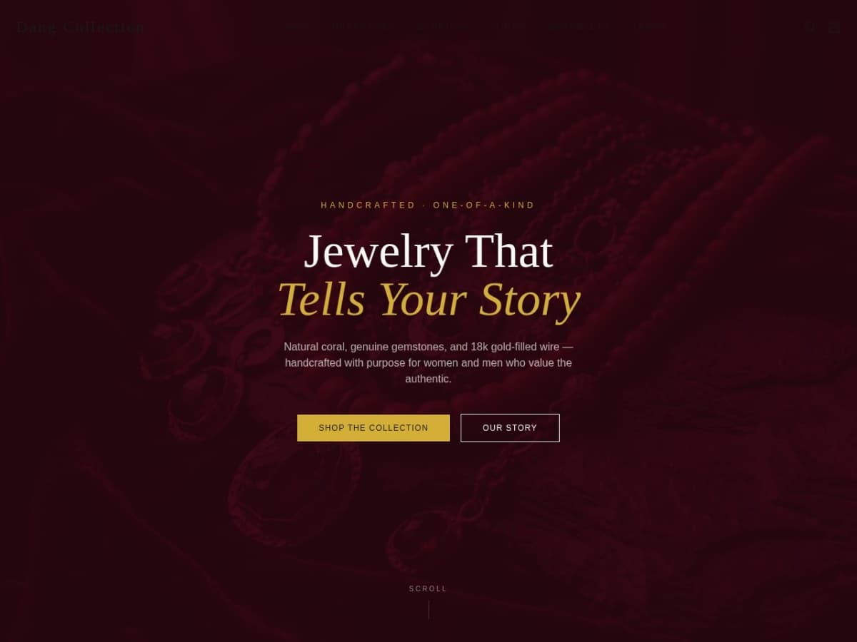 Dang Collection website preview